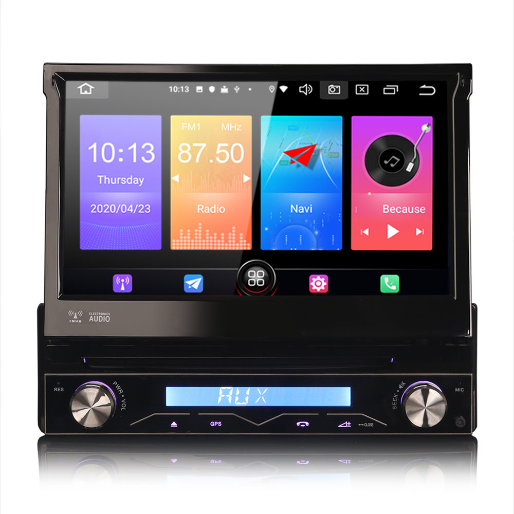 aanvaardbaar Beheer Speciaal Autoradio klapscherm 1 din | CarPlay & Android Auto - Caraudiogigant.nl