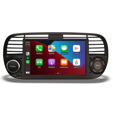 Fiat 500 Autoradio, Draadloos Carplay