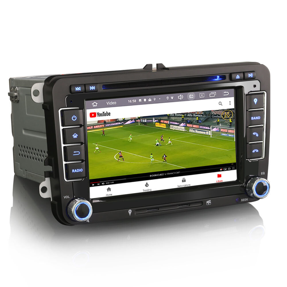 JOYX Android 12 IPS Autoradio pour VW Touran (2015-2018) - [4G+64G] -  Intégré DSP/Carplay/Android Auto - LED Camera + MIC - DAB Volant 4G WiFi