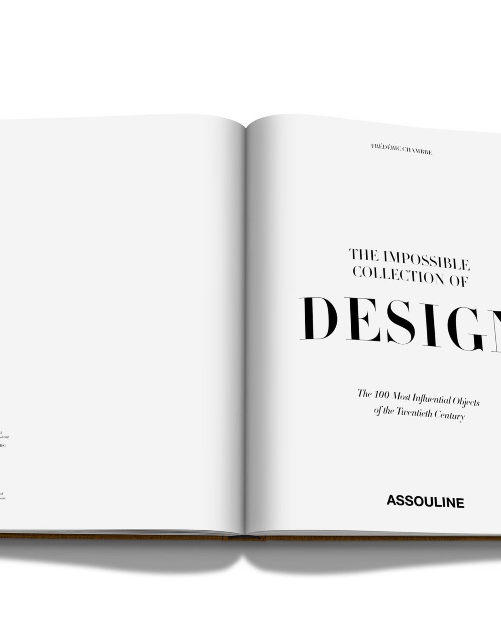 ASSOULINE THE IMPOSSIBLE COLLECTION OF DESIGN