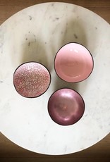 P'TIT POT METALLIC LACQUER COCONUT BOWL - FUCHSIA