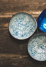 P'TIT POT LACQUER COCONUT BOWL - GRIJS-BLAUW