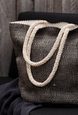 THE DHARMA DOOR UTTAM TOTE - CHARCOAL