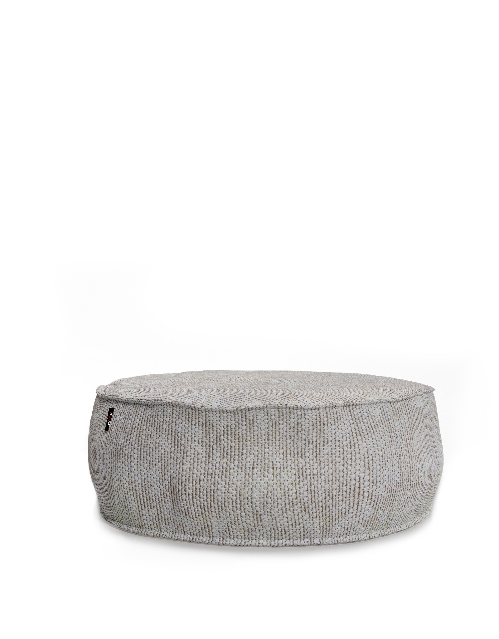 ROOLF LIVING SILKY ROUND POUF - BEIGE