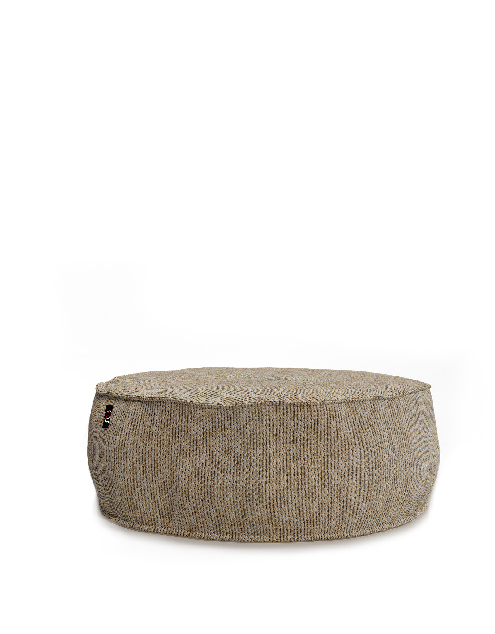 ROOLF LIVING SILKY ROUND POUF - GOLD