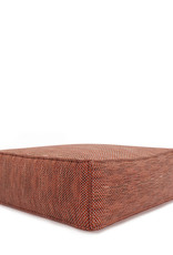 ROOLF LIVING SILKY SQUARE POUF - TERRACOTTA