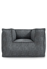 ROOLF LIVING SILKY CLUB SEAT + CUSHION - ANTRACIET