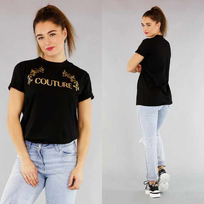 Grundlegendes Ubergrosses T Shirt Mit Text Und Schwarz Impressum Uwantisell De
