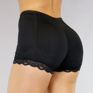 Schwarze gepolsterte Butt Lift Short