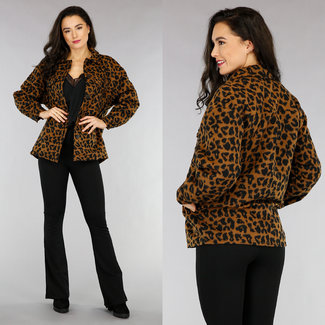 BF2023 Camel Leopard Bluse Jack