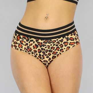 SALE80 Maxi Fudge Leopard Print Bikiniunterteil mit Riemen