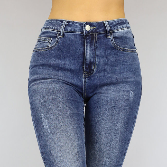 Dunkelblaue Relaxed Fit Jeans