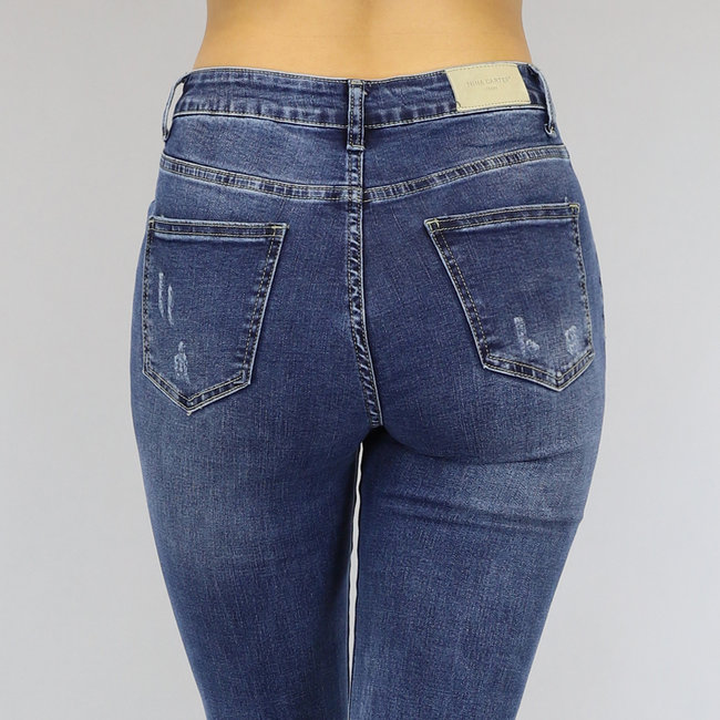 Dunkelblaue Relaxed Fit Jeans