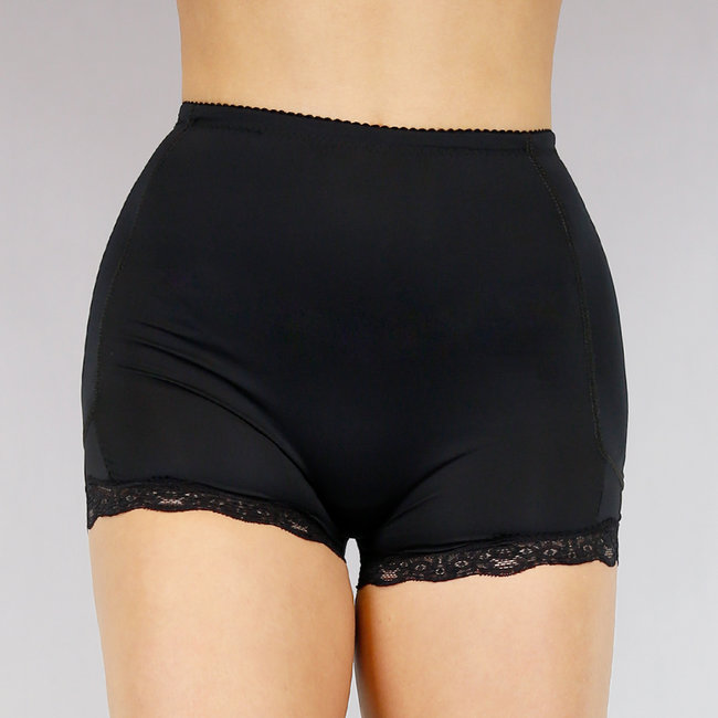 Schwarze gepolsterte Butt Lift Short