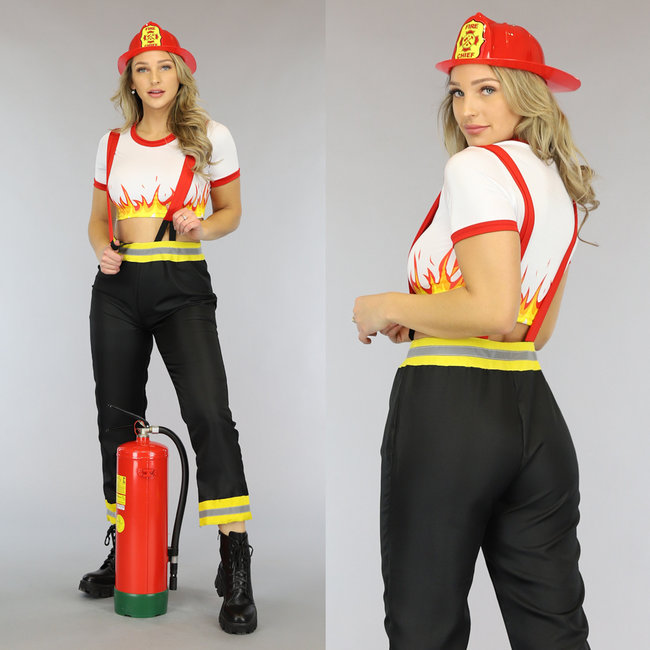 Weiblicher Feuerwehrmann Kostüm