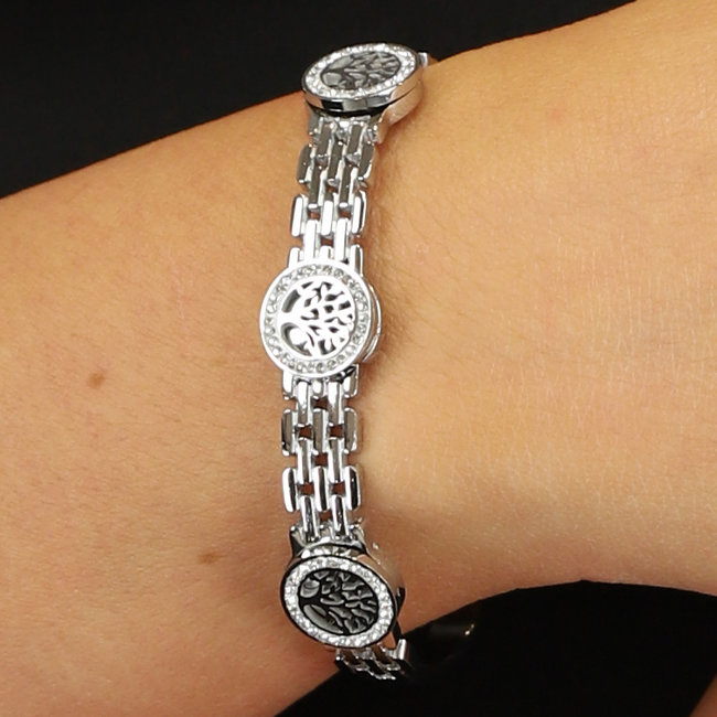 Silber-Wunschbaum-Armband