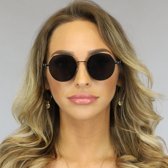 Luxussonnenbrille mit runden Gläsern