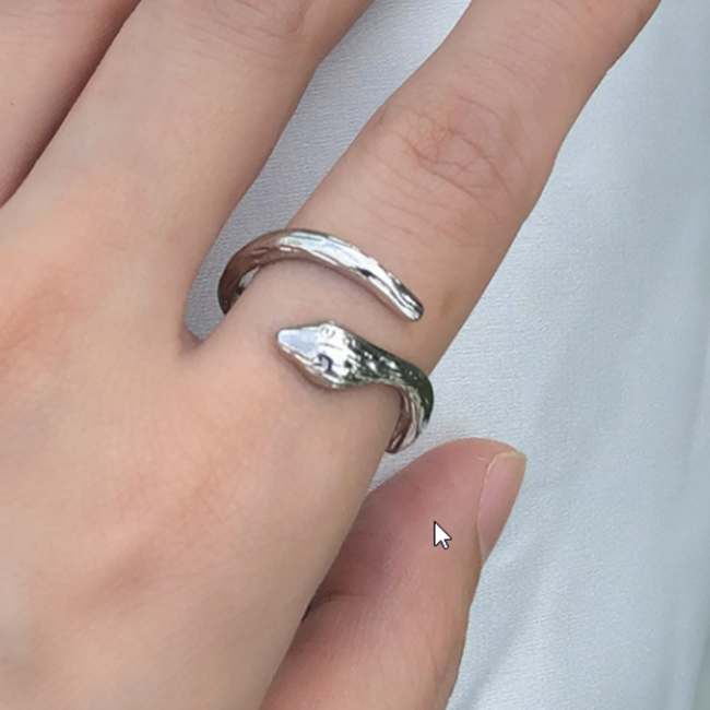 Ring mit Schlangendesign