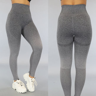 Graue Ombre Sport-Leggings