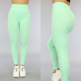 BF2023 Mintfarbene Sport-Leggings