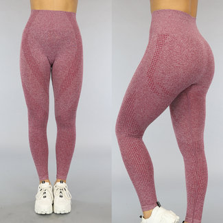 OP=OP.14.AV Bordeauxrote Sport-Leggings