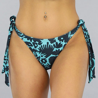 Bedrucktes Bikini-Unterteil mit Schleifen