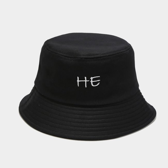 Schwarzer Eimer Hut