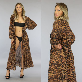 Leoparden-Kimono