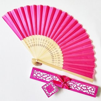 Seidenbambus Spanischer Fächer Magenta
