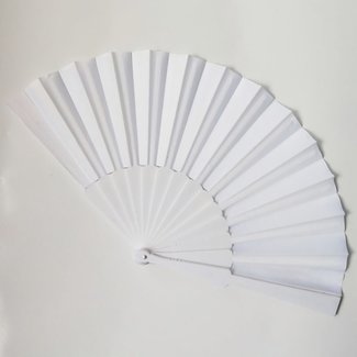 Festival-Fan Weiß