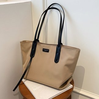 BF2023 Khaki Segeltuch Handtasche