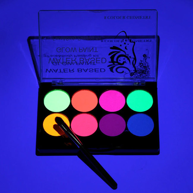 Glow in the Dark Körper- und Gesichtsfarbe (auf Wasserbasis)