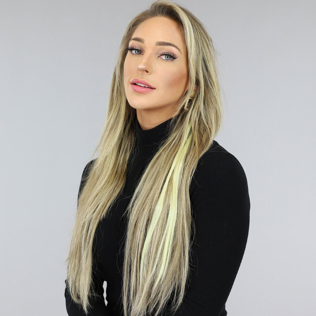 Clip in Haarverlängerung Blond