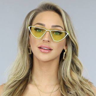 TERUG Festivalbrille mit grüner Cateye-Brille