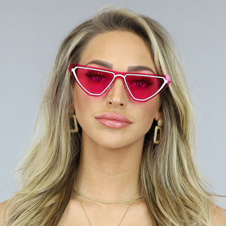 TERUG Festivalbrille mit rosa Cateye-Brille