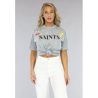 OP=OP.14.AV Hellgraues Saints-T-Shirt