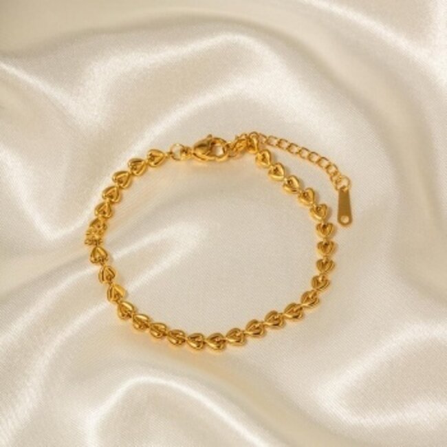 Minimalistisches Armband aus Gold