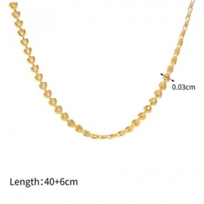 Minimalistische Halskette aus Gold