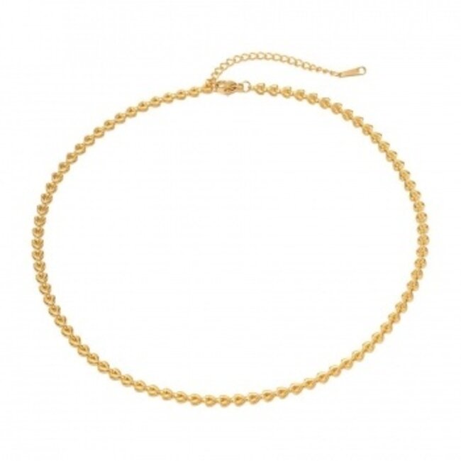 Minimalistische Halskette aus Gold