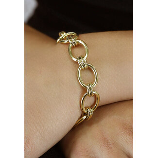 OP=OP.14.AV Gold Statement Kettenarmband