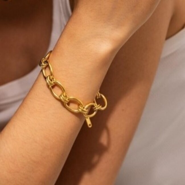 Gold Statement Kettenarmband