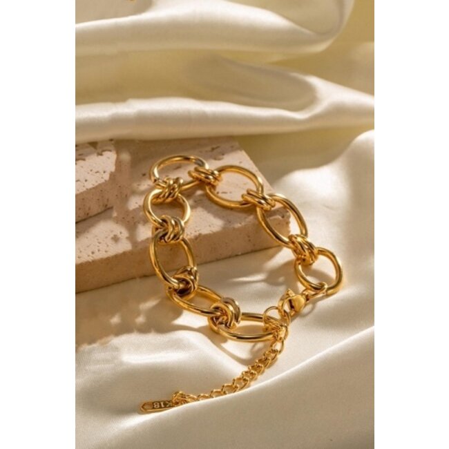 Gold Statement Kettenarmband