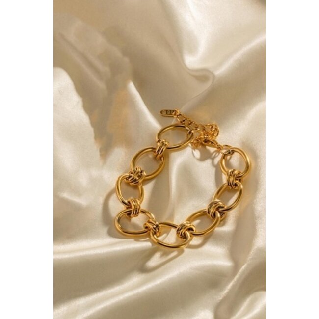 Gold Statement Kettenarmband