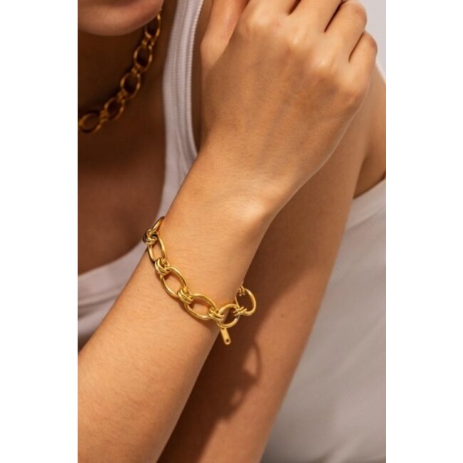 Gold Statement Kettenarmband