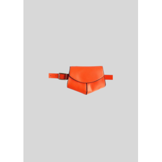Orange Hüft-/Riementasche mit Druckknopf