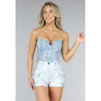 OP=OP.30.NL Denim-Glitzer-Crop-Top