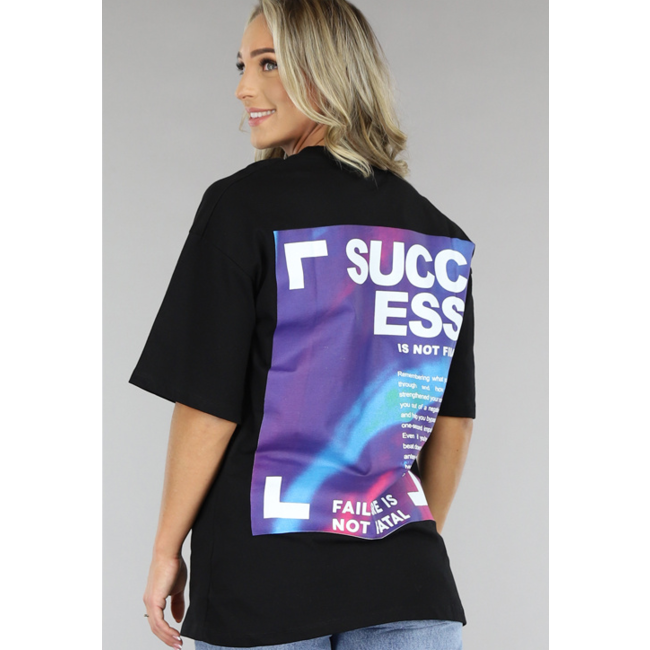 Schwarzes Success T- Shirt