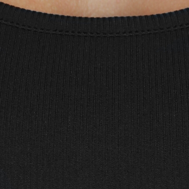 Schwarzes Basic-Minikleid