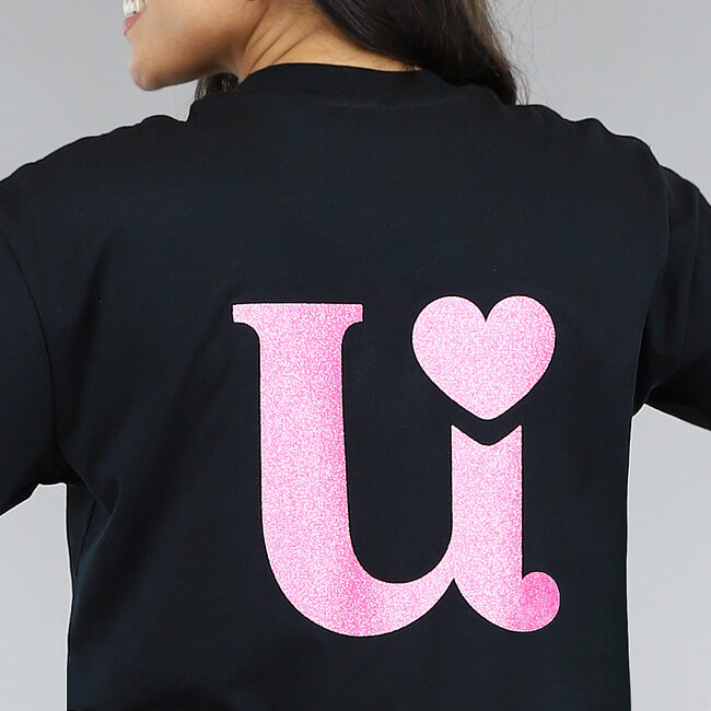 Uwantisell™ Brand Oversized T-Shirt Schwarz