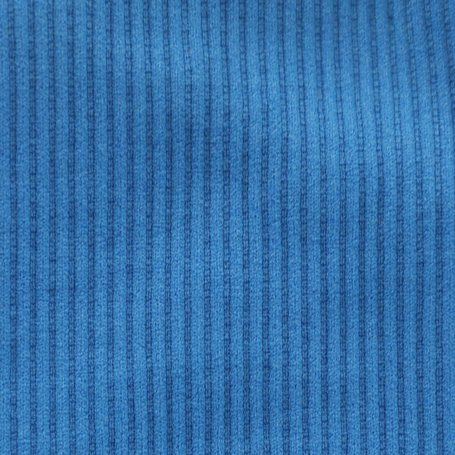 Blaues Rippensport-Set mit Reißverschluss